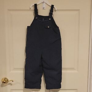 Old Navy Kids Navy insulated snow bib overalls, 3T
